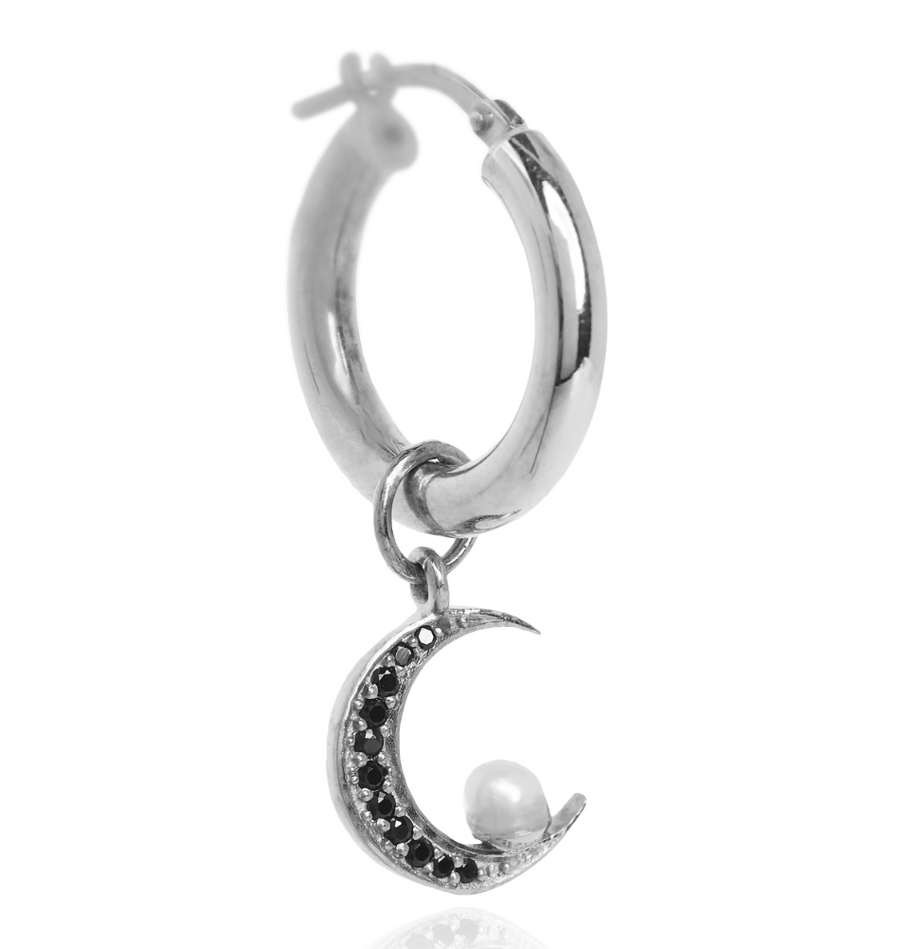 The Pearled Moon Hoops