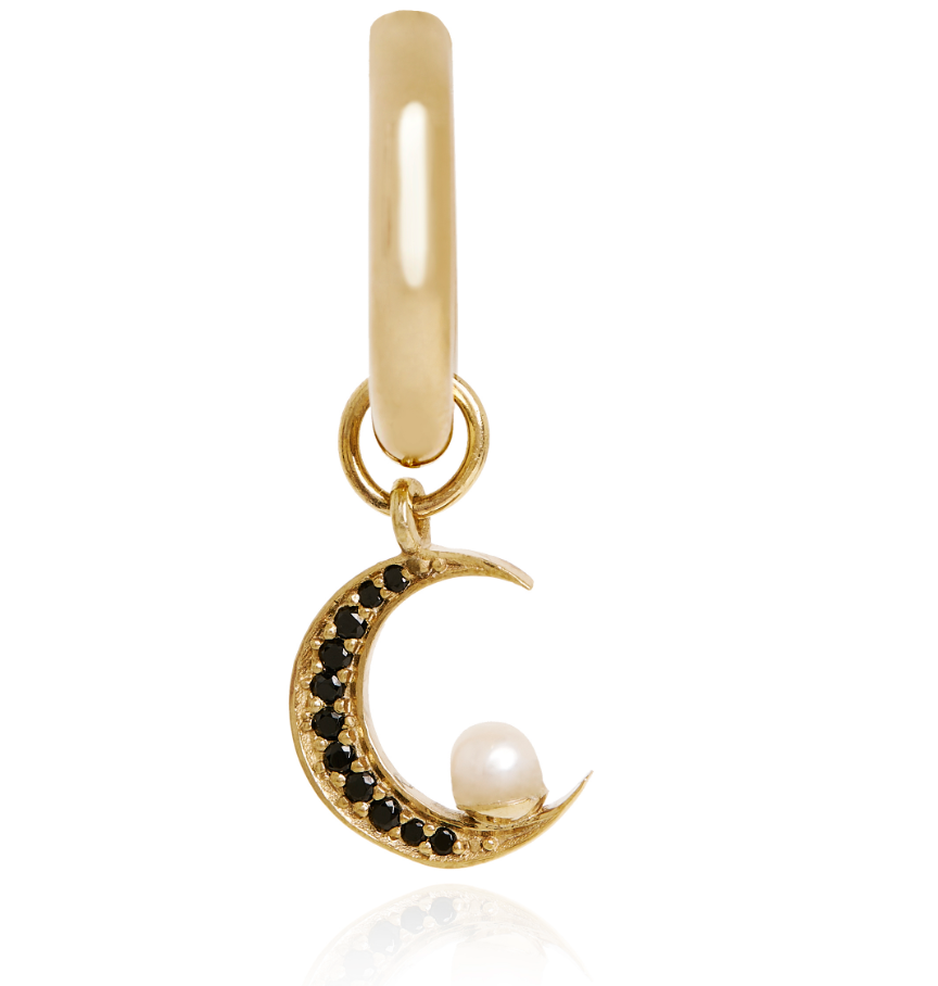 The Pearled Moon Hoops