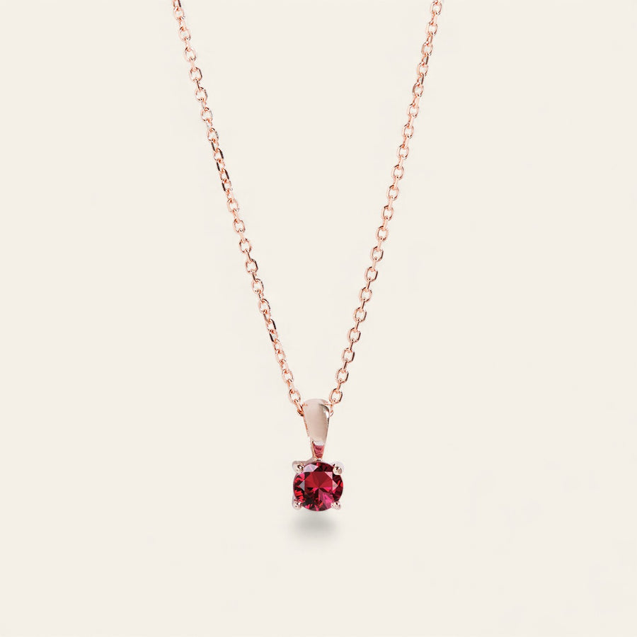 The Birthstone Necklace Peridot 9kt Yellow Gold