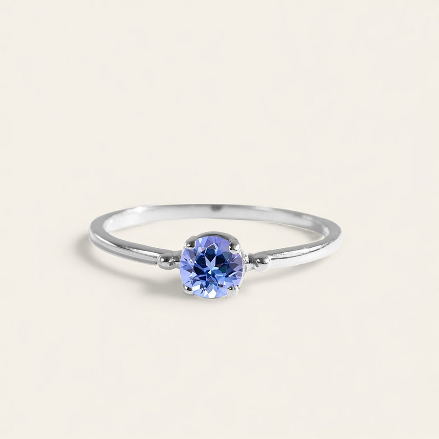 The Birthstone Ring in Sterling Silver