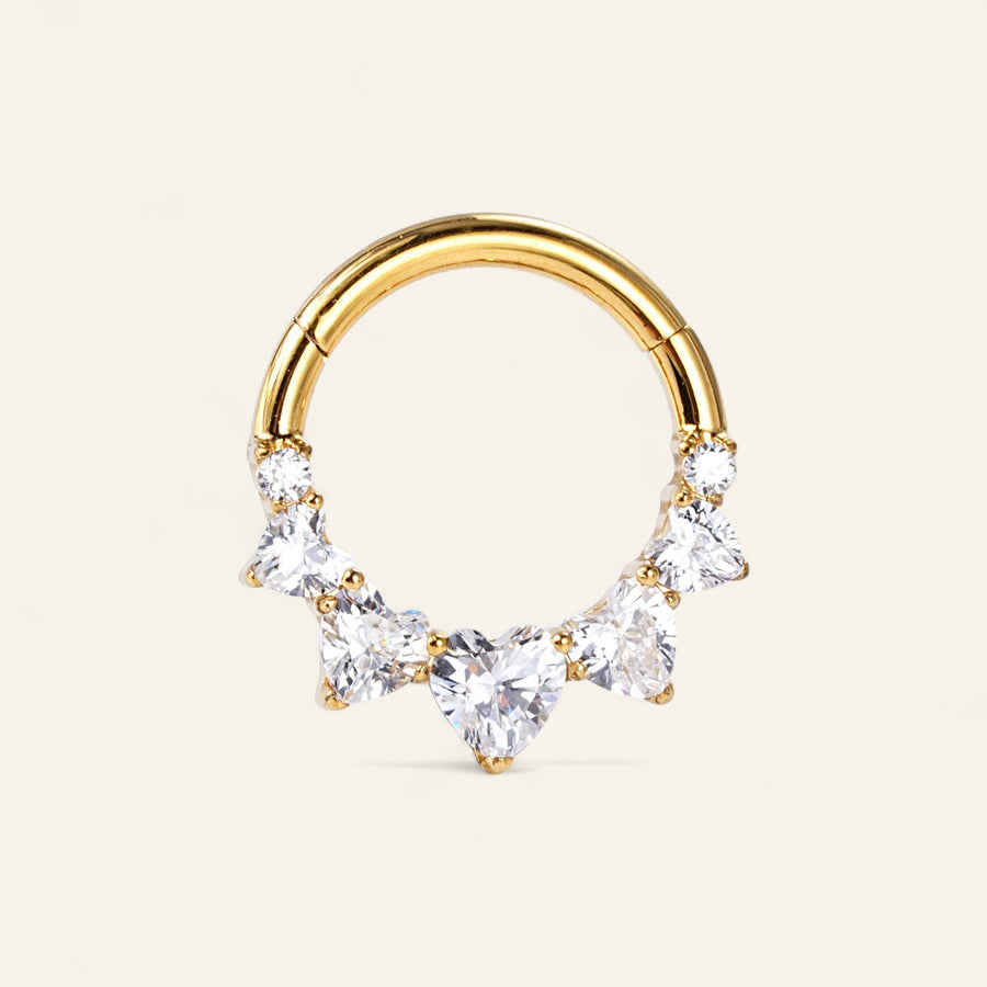 The PVD Radiant Heart Hoop Clicker