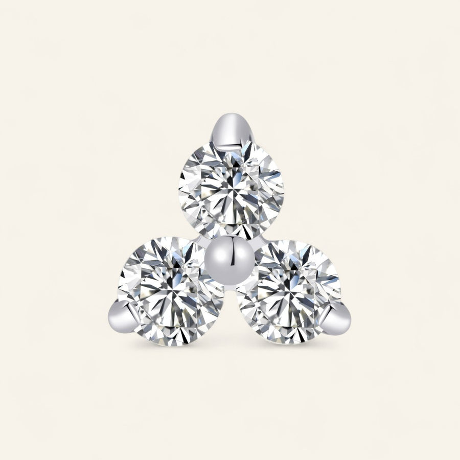 The Titanium 3.5mm Tri Lab Grown Diamond