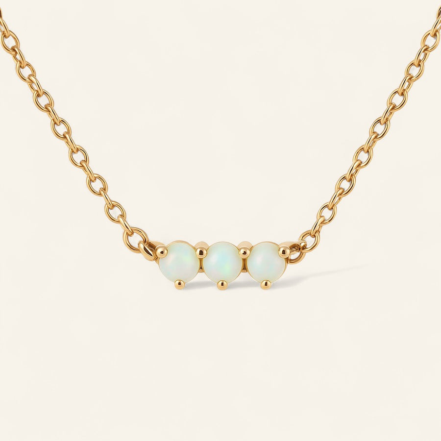 The Little Tri Choker in Gold