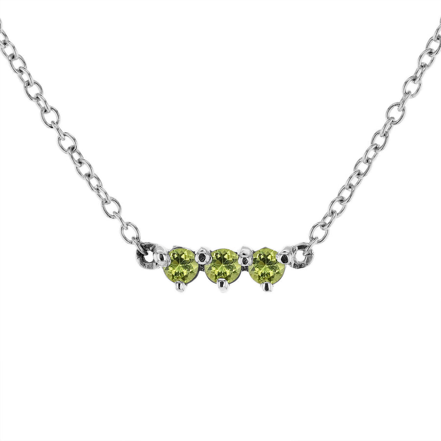 The Little Tri Choker in Silver