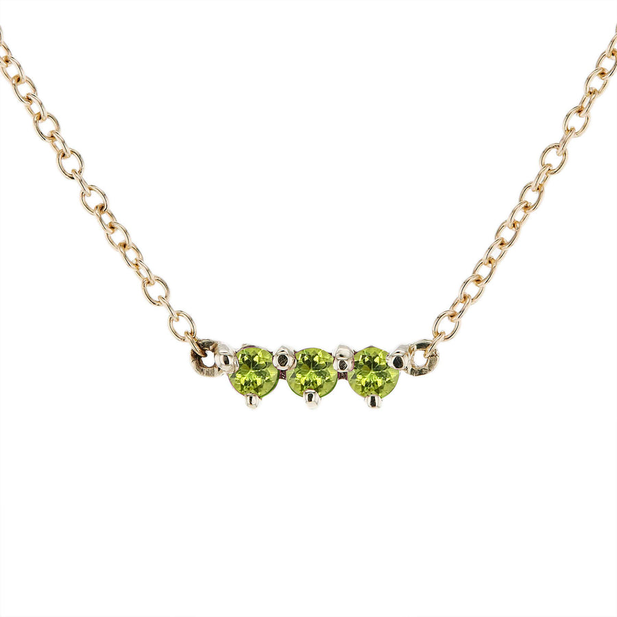 The Little Tri Choker in Gold