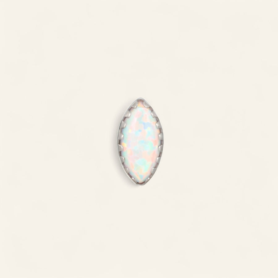 The Titanium Opal Marquise Stud Top