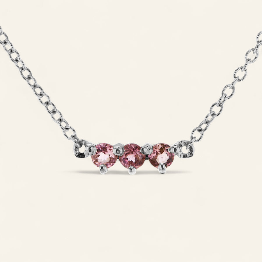 The Little Tri Choker in Silver