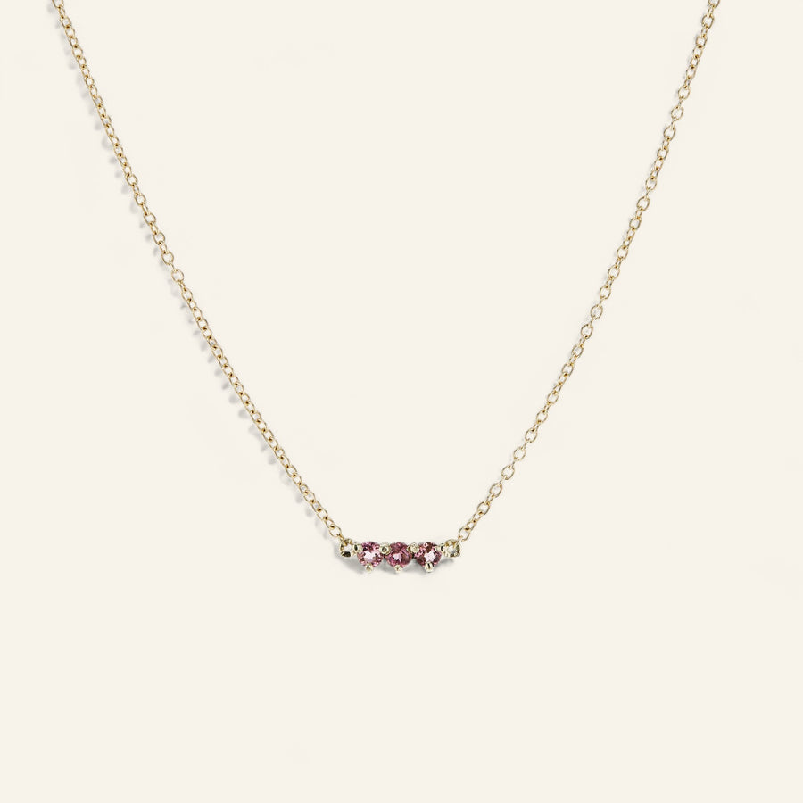 The Little Tri Choker in Gold