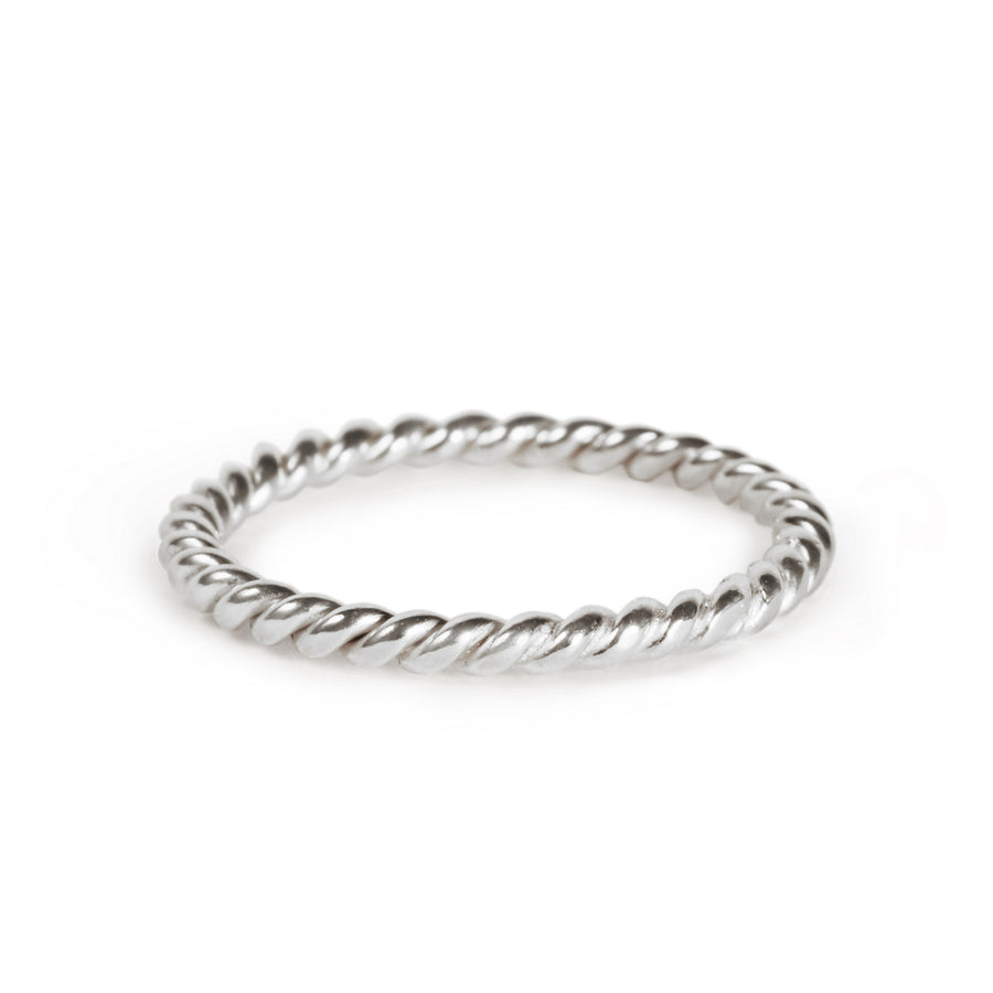 The Twirl Ring in Silver