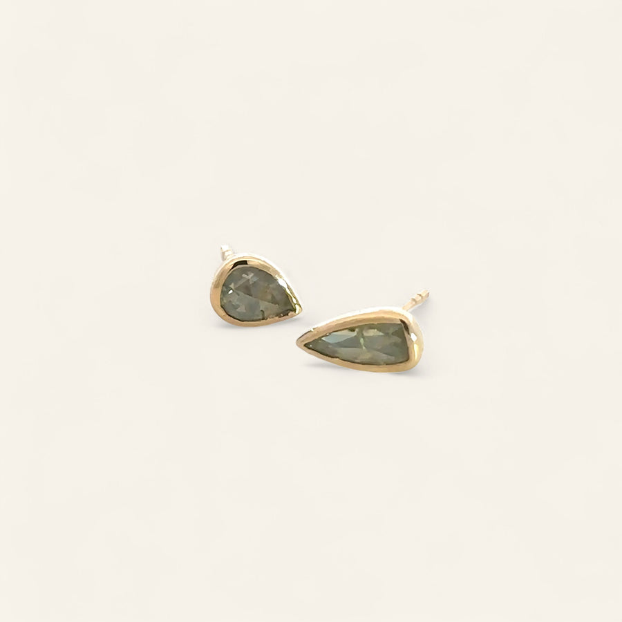 The Rose Cut Diamond Studs - No 2