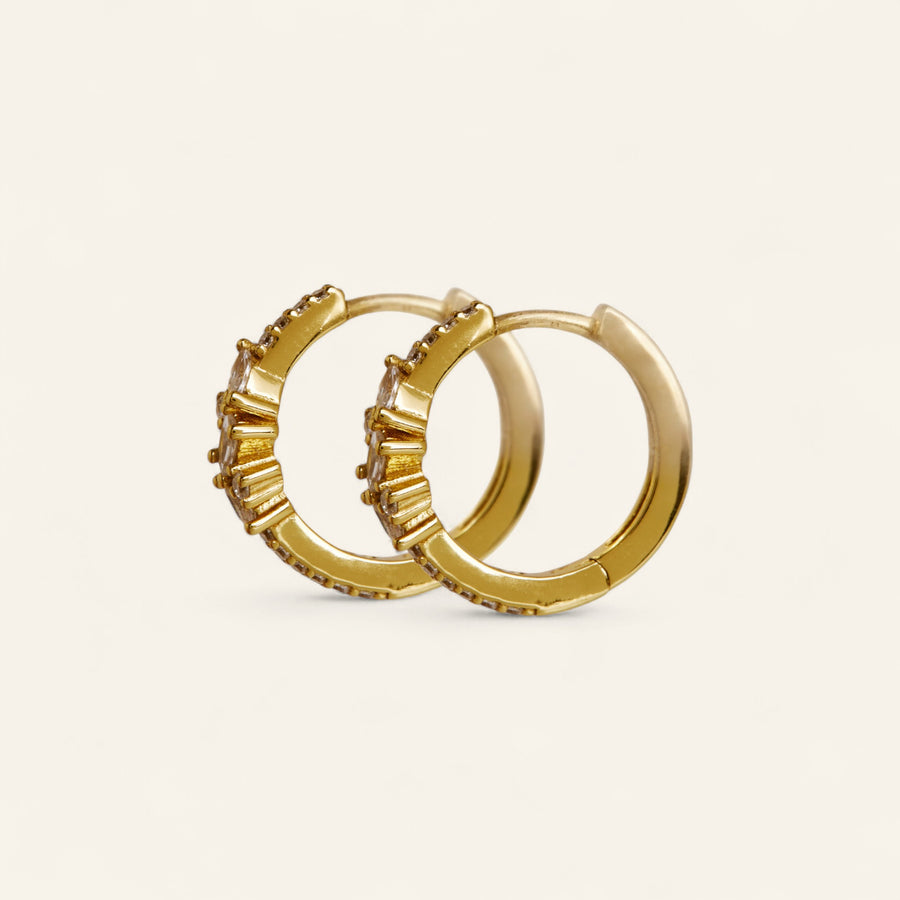 The Zig Zag CZ Huggies