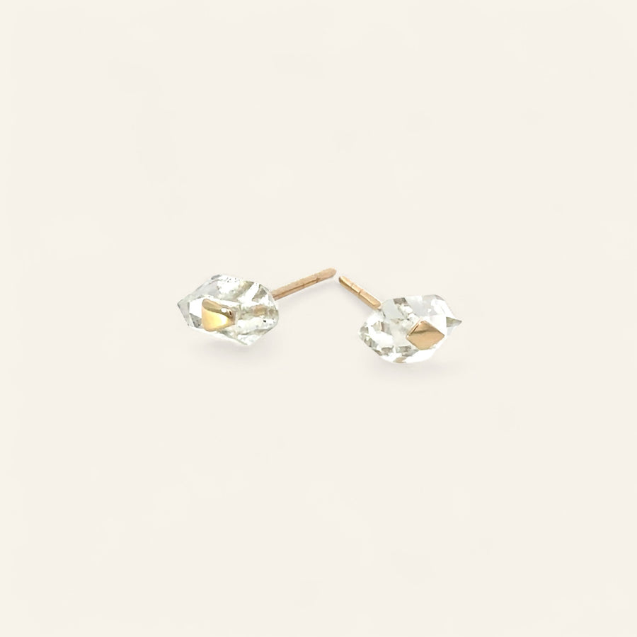 The Herkimer Diamond Studs