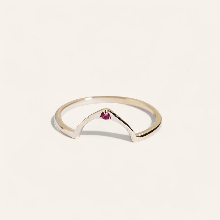 The Wishbone Ring in Silver