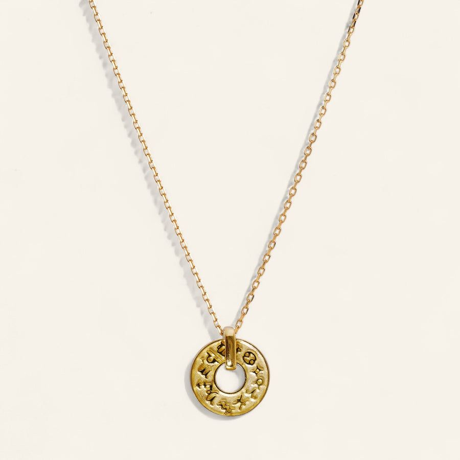 The Zodiac Wheel Necklace