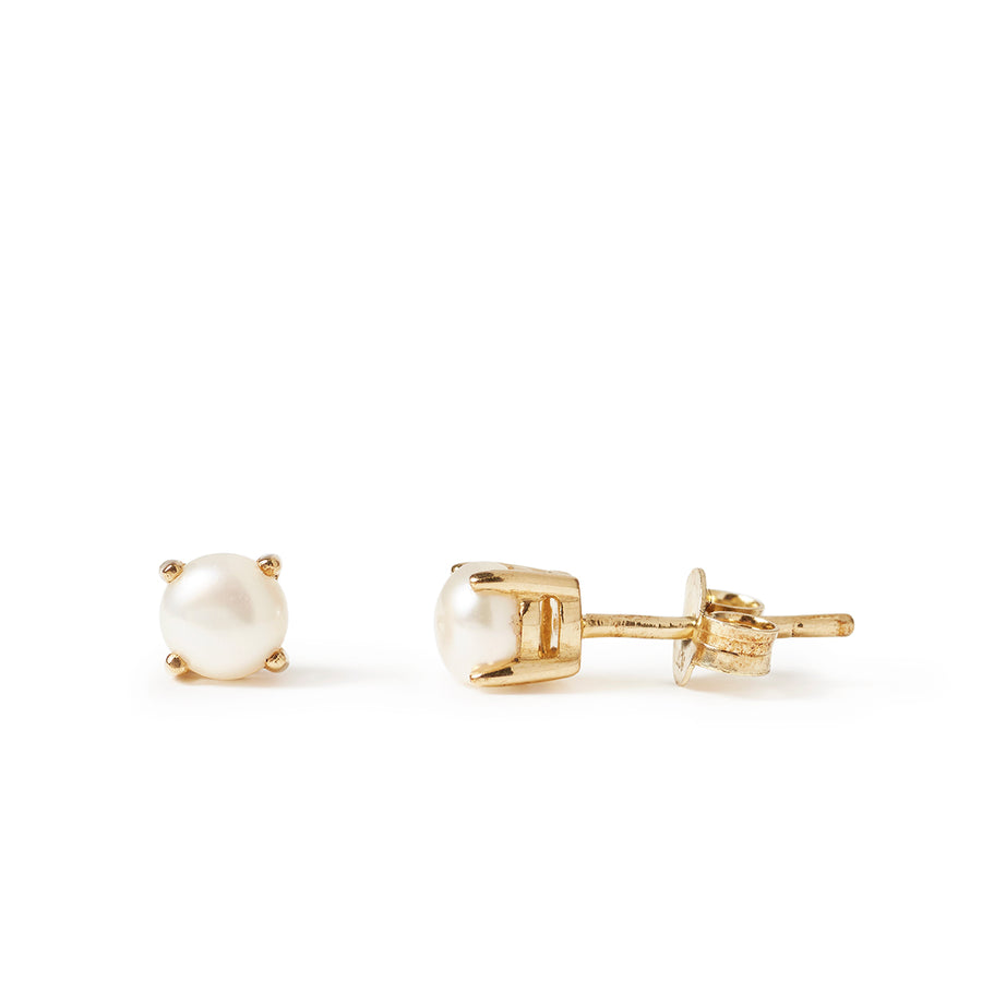 The Skinny Joy Studs  STERLING SILVER PINK TOURMALINE