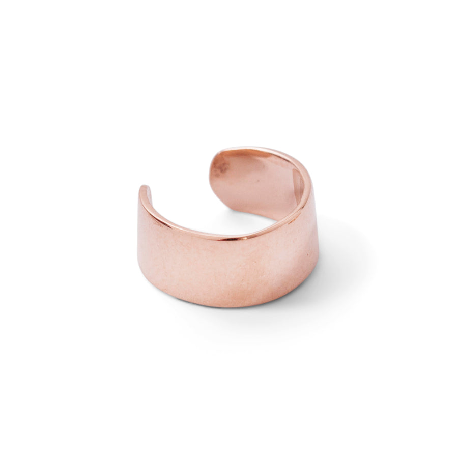 9kt Rose Gold Broad Cuff