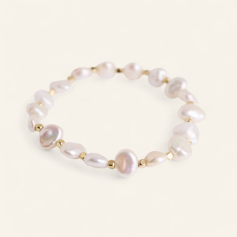 The Baroque Pearl Beaded Bracelet