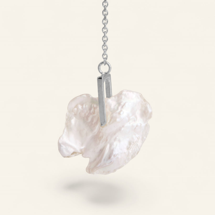 The Keshi Petal Pearl Chain Drops