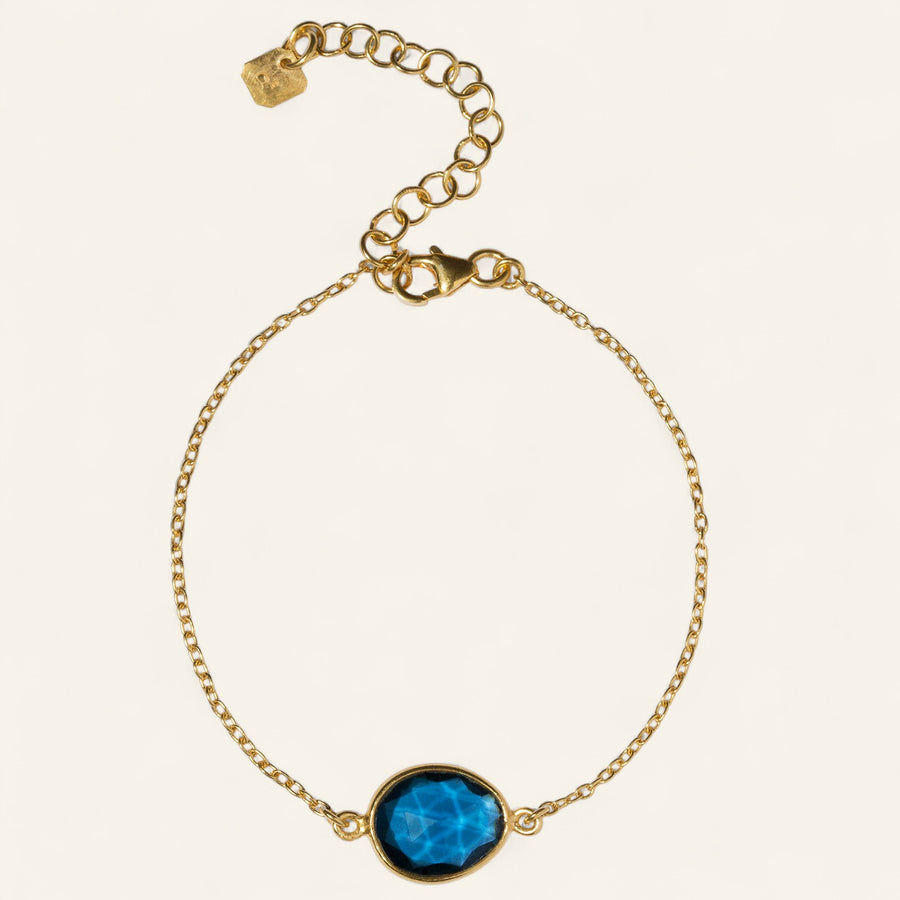 The Faceted Stone Bracelet