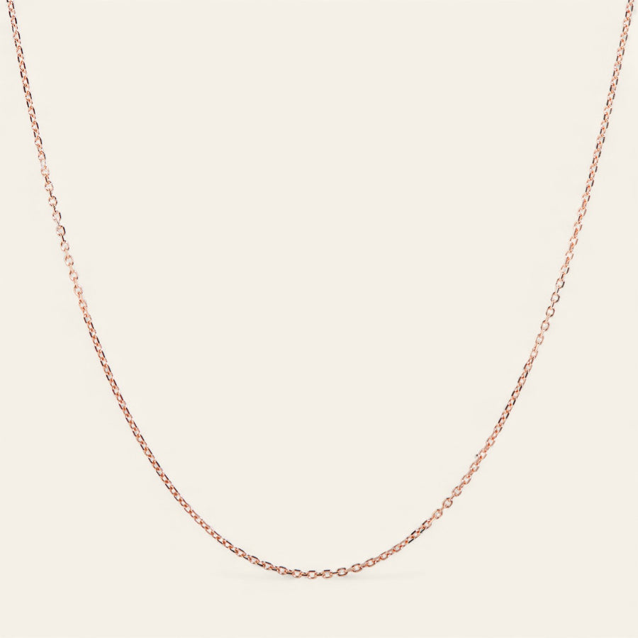 The Anchor Chain - 9kt Rose Gold - 30 Gauge