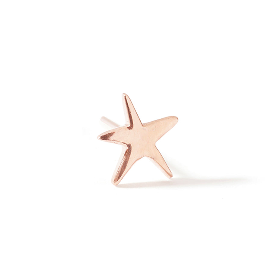 The Star Stud in Rose Gold - Single