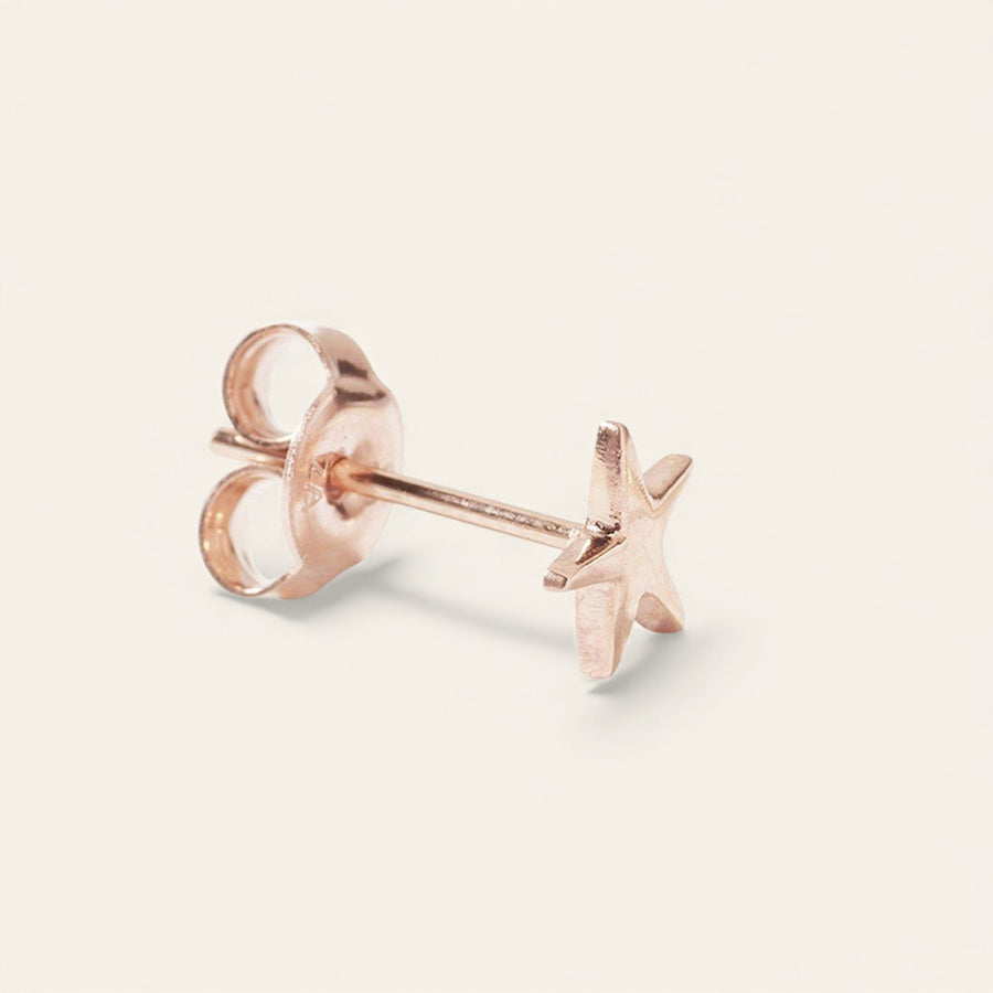 The Star Stud in Rose Gold - Single