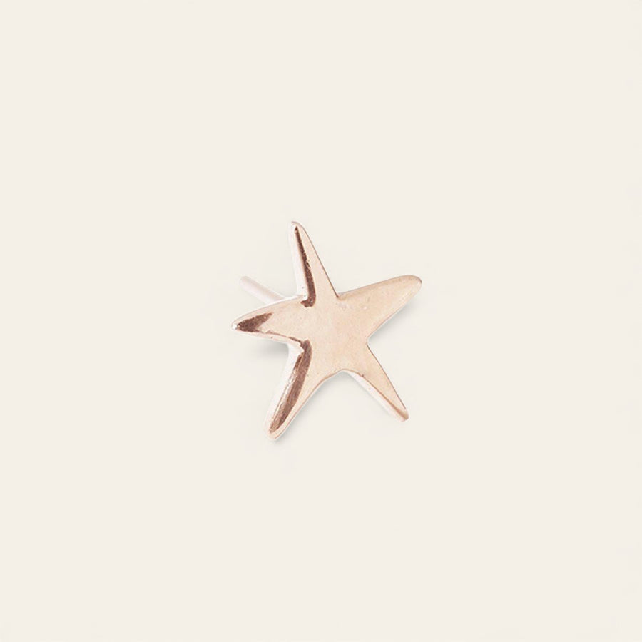 The Star Stud in Rose Gold - Single