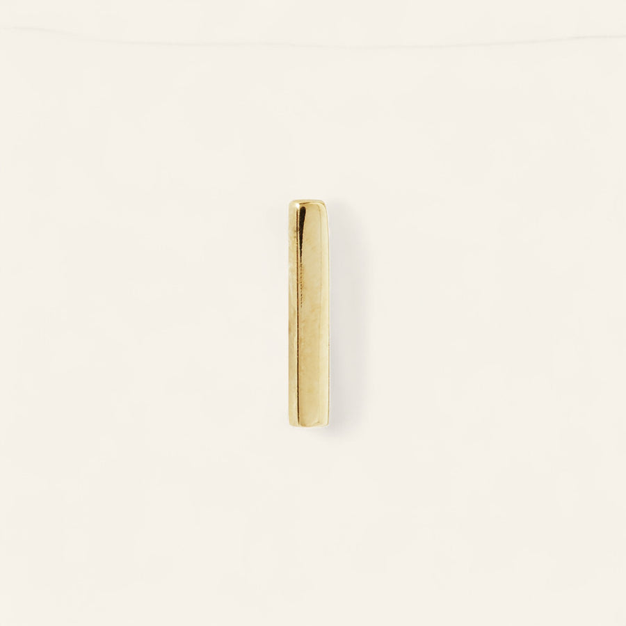 14kt Gold Bar Top for a Internally Threaded Labret 1.2