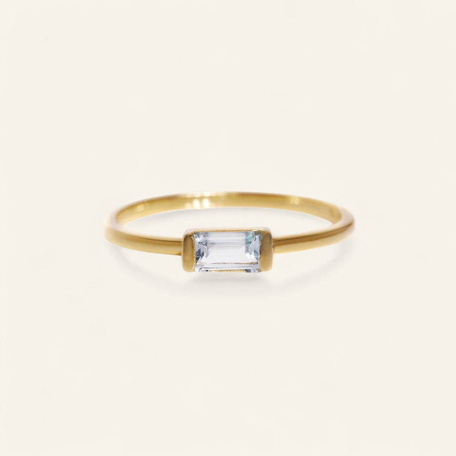 The Single Baguette Stacker Ring
