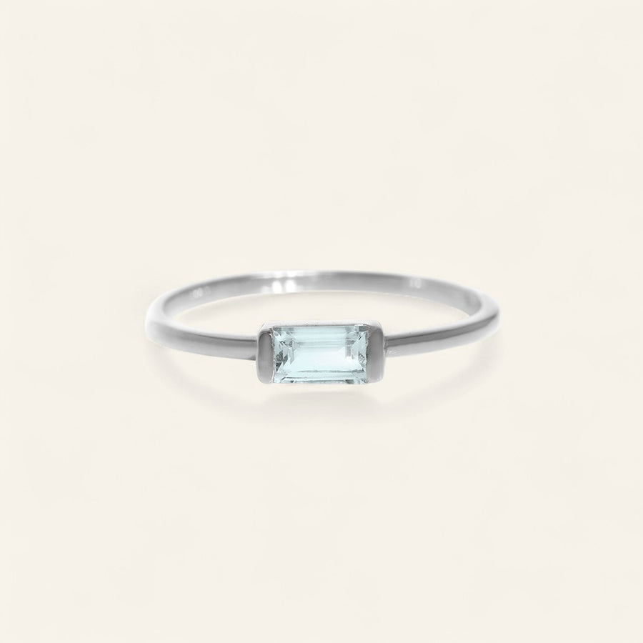 The Single Baguette Stacker Ring