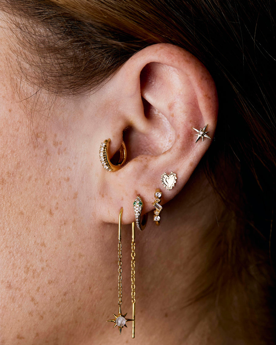 The 14kt Gold Heart Burst Top