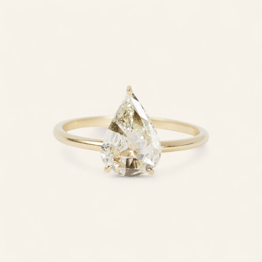 Pear Cut Diamond Ring