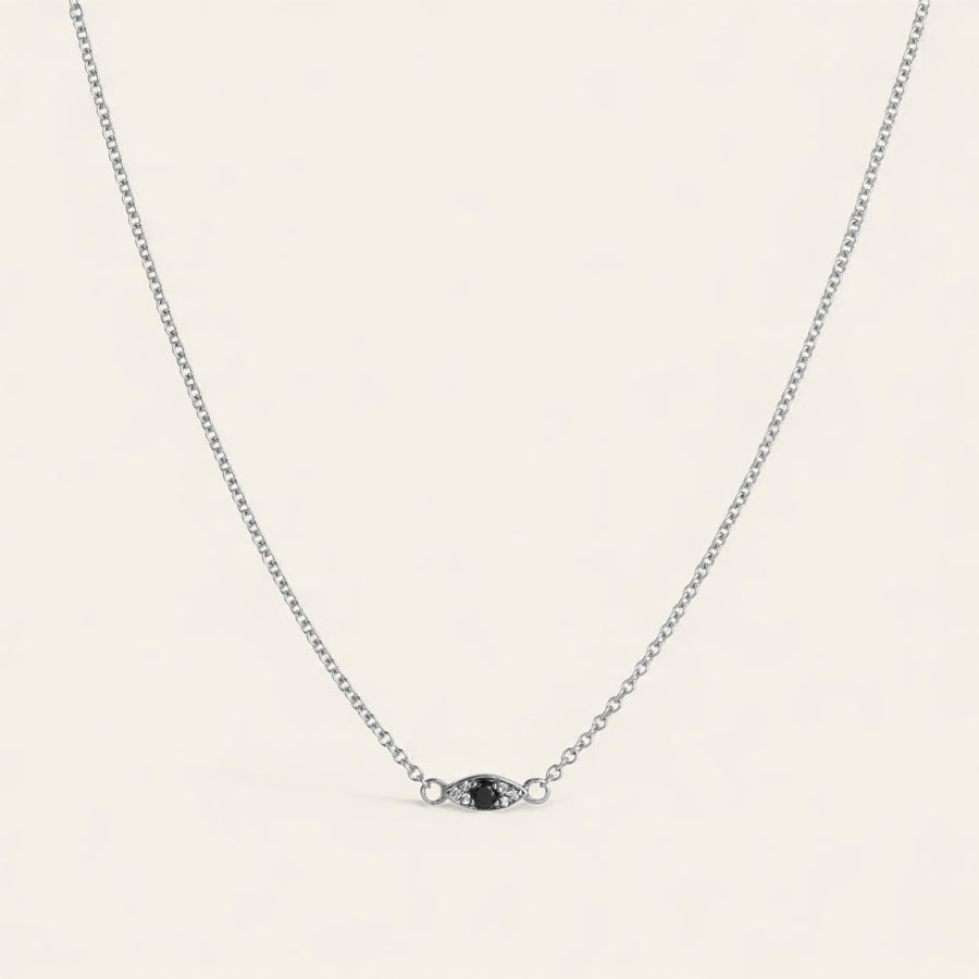 The Silver Mini Evil Eye Choker