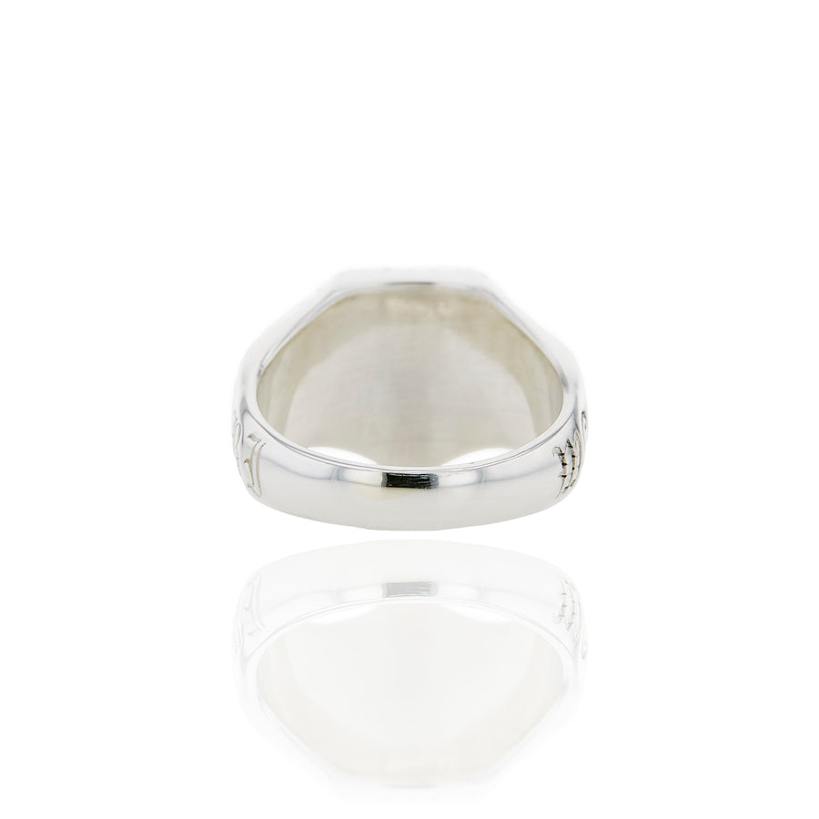 The Wabi Sabi Signet Ring in Silver