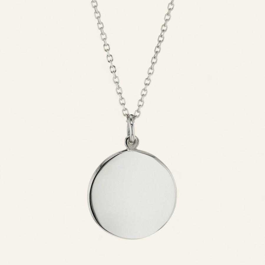 The Round Pendant in Silver
