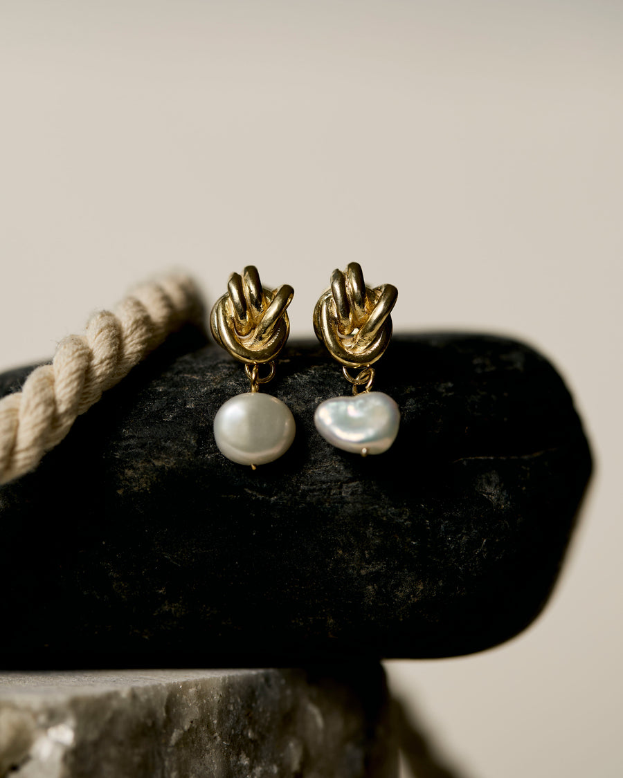 The Amara Pearl Drop Earrings