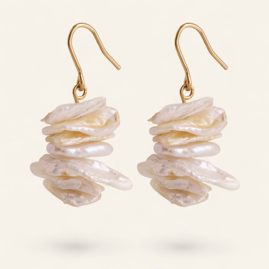 The Stacked Jagged Pearl Drops