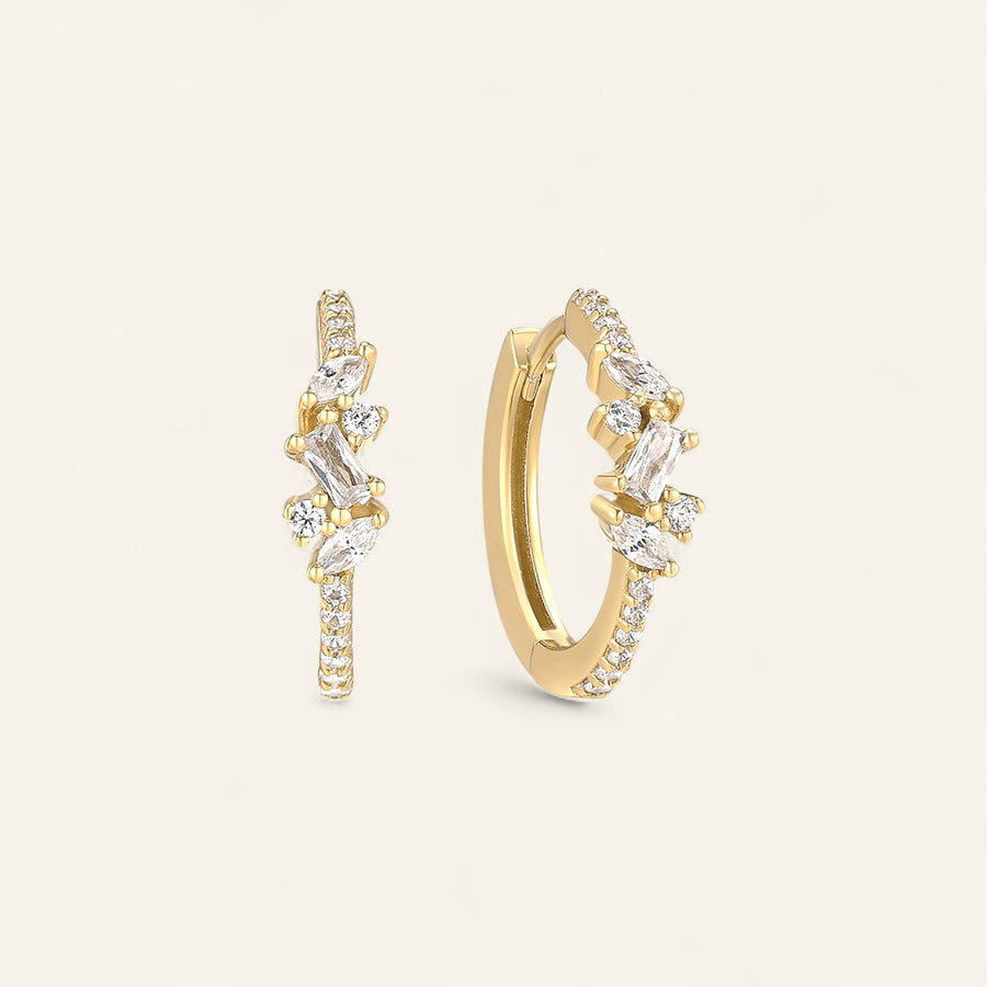 The Zig Zag CZ Huggies