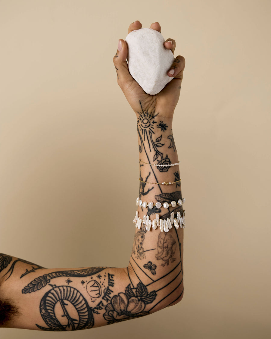 The Baroque Pearl Beaded Bracelet