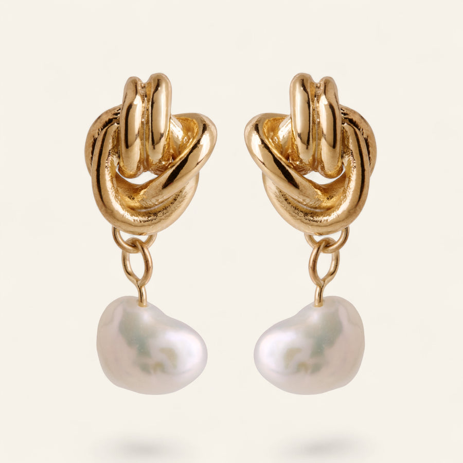 The Amara Pearl Drop Earrings