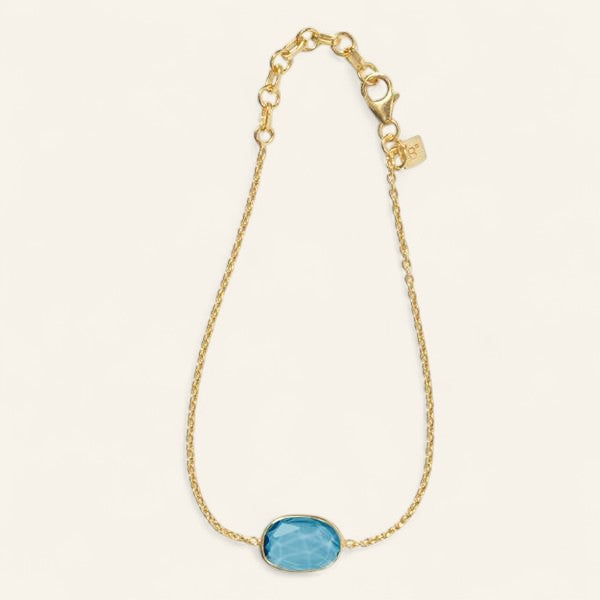 The Faceted Stone Bracelet