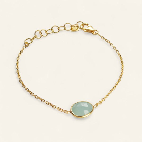 The Faceted Stone Bracelet