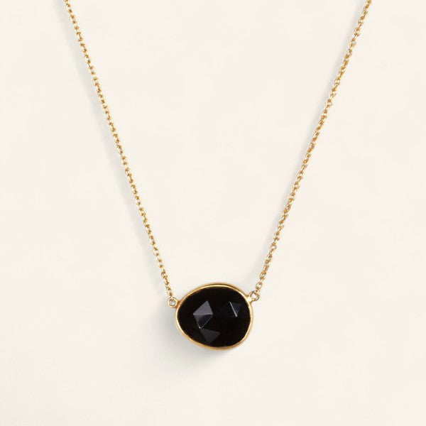 The Faceted Stone Necklace