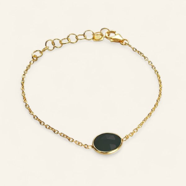 The Faceted Stone Bracelet