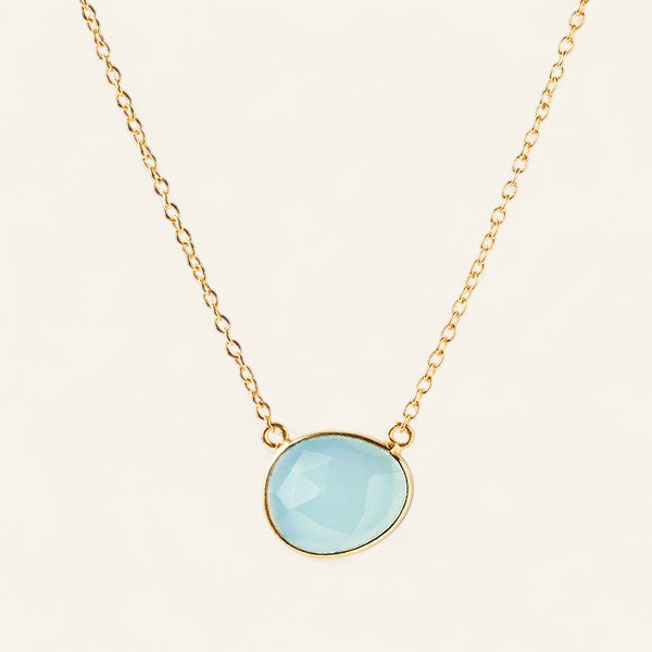 The Faceted Stone Necklace