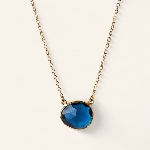 The Faceted Stone Necklace