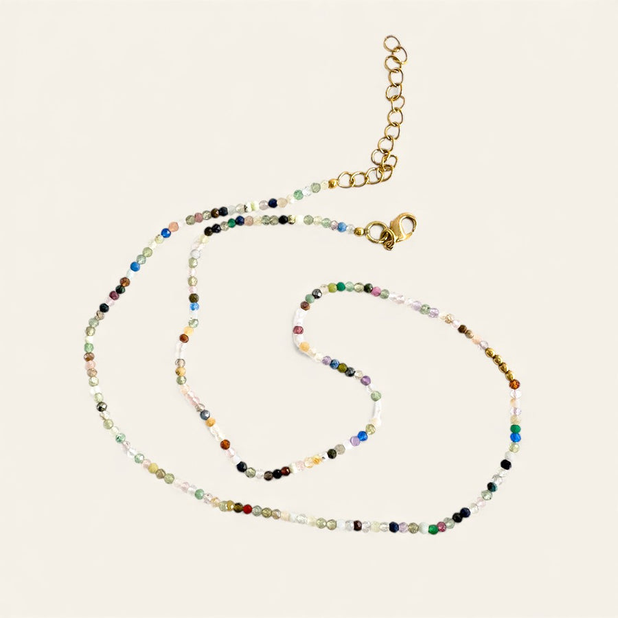 The Petite Mixed Beaded Necklace