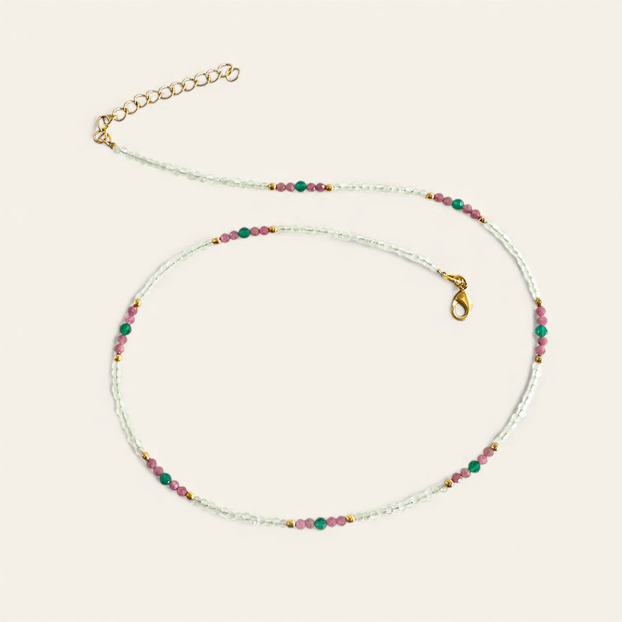 The Petite Mixed Beaded Necklace