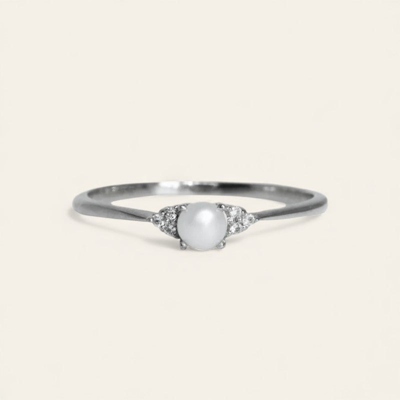 The Petite Pearl Cluster Ring
