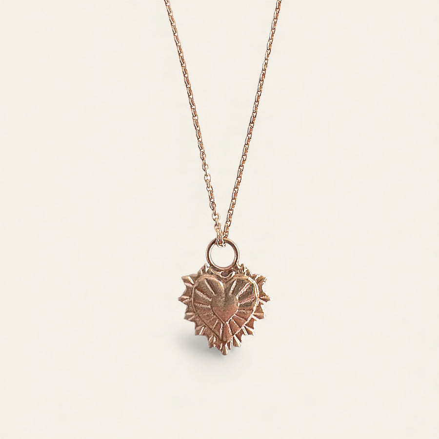 The Heart Burst Charm Necklace